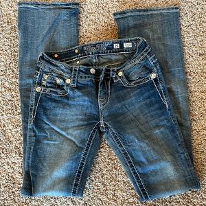 Miss Me Boot Cut Size 25 jeans Inseem 33